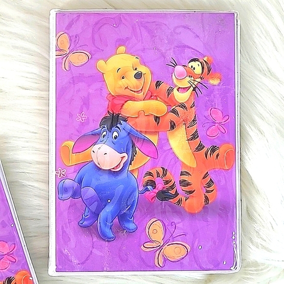 Vintage Y2K Disney Purple Winnie-the-Pooh Eeyore Tigger Piglet Set Photo Album - Picture 3 of 12